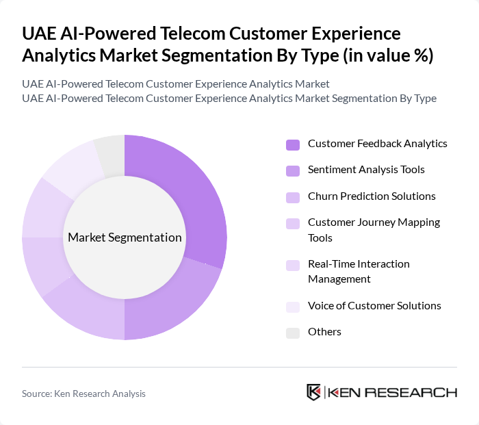 UAE AI-Powered Telecom Customer Experience Analytics Market segmentation by Type. UAE AI-Powered Telecom Customer Experience Analytics Market segmentation by Type.