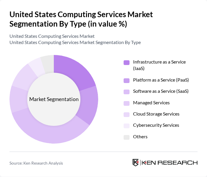 United States Computing Services Market segmentation by Type.