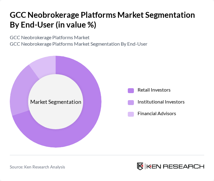 GCC Neobrokerage Platforms Market segmentation by End-User. GCC Neobrokerage Platforms Market segmentation by End-User.