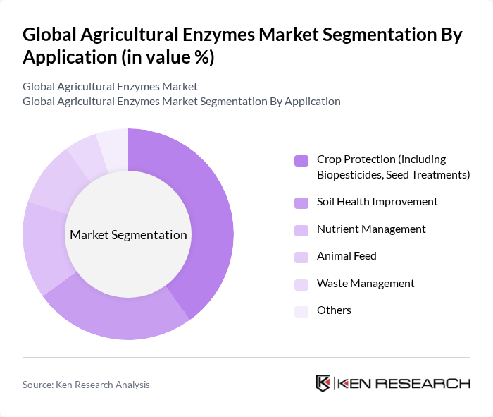 Global Agricultural Enzymes Market segmentation by Application.