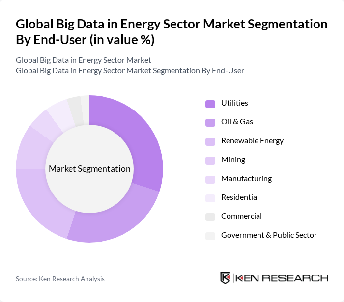Global Big Data in Energy Sector Market segmentation by End-User.