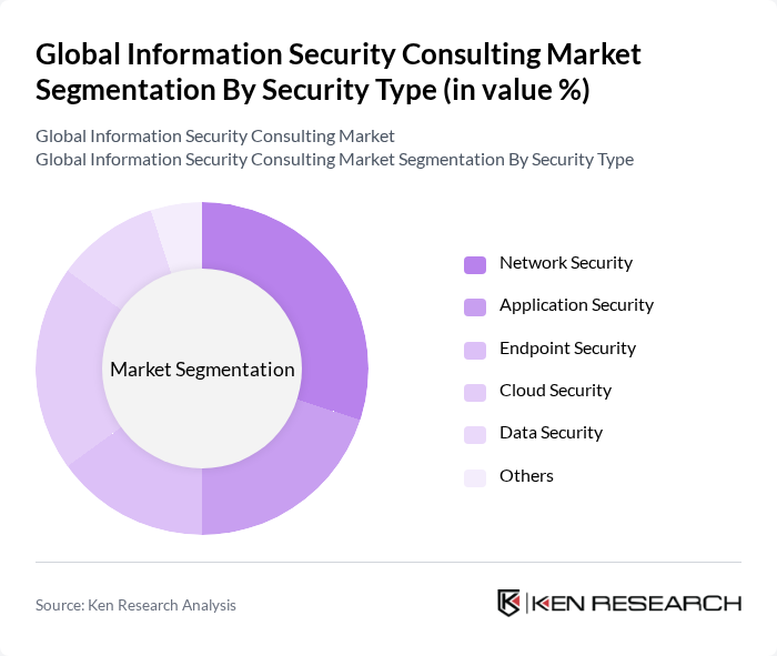 Global Information Security Consulting Market segmentation by Security Type.