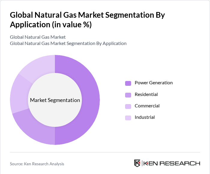 Natural Gas Market Segmentation by Application