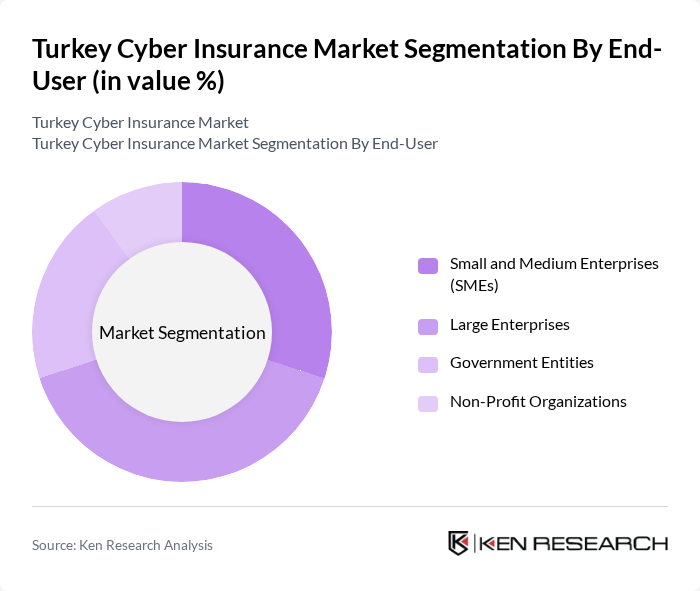 Turkey Cyber Insurance Market segmentation by End-User.